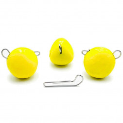 Груз UF Studio Капля- эксцентрик – 16 гр 10 шт ЖЁЛТЫЙ UV