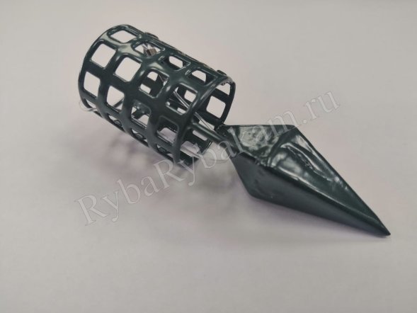 Кормушка Vikfish сербская пуля D25, 30 гр. леска, водоросли