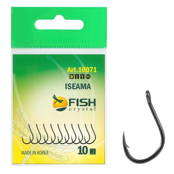 Крючок FISH SEASON Iseama-ring №6 BN 10шт 10071-06F
