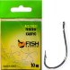 Крючок FISH SEASON Kairyo han-sure-ring №8 BN 10шт 11027-08F