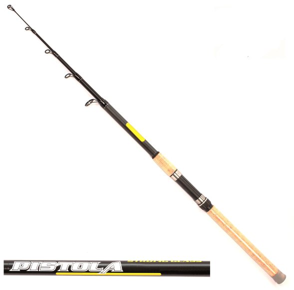 Спиннинг Condor Pistola длина 2.40 м, тест 5-25 гр стеклопластик, телескопический