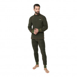 Комплект термо Huntsman ZIP фактур. хаки. флис р.46-48