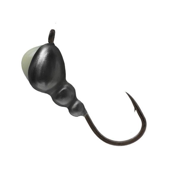 Мормышка вольфрамовая Lumicom Муравей с ушком Ф4 черн. никель с ф/к BNiP