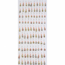 Мормышка паяная Lumicom №39/10-АВС 100шт