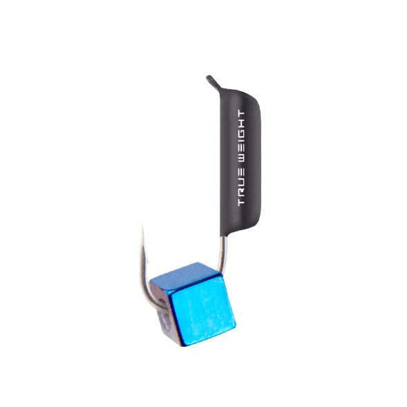 Мормышка вольфрамовая True Weight цена за 1 шт Гвоздекубик гв. d3 кубик синий