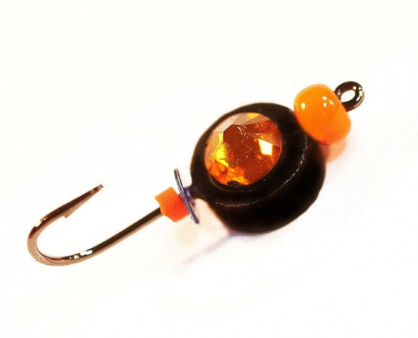 Мормышка вольфрамовая Condor Таблетка кристал Swarovski, 6,0 мм 15 шт