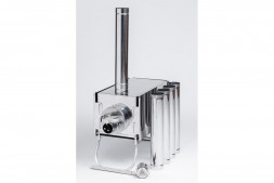 Печь Экономка Инвент малая со стацион. экранами+короб д/камней 330*230*230мм