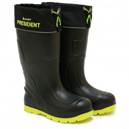 Сапоги KAURY President ЭВА 950-65/1 PW с манжет. утепл. черно-зеленые р.47-48