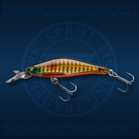 Воблер Sprut Ivasi 3D 65SP 6.5г/SGBK-3D