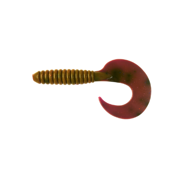 Мягкая приманка Brown Perch Lamprey Фиолетовый LOH коричневая шуба UV 110мм 11гр цвет 014 2 шт