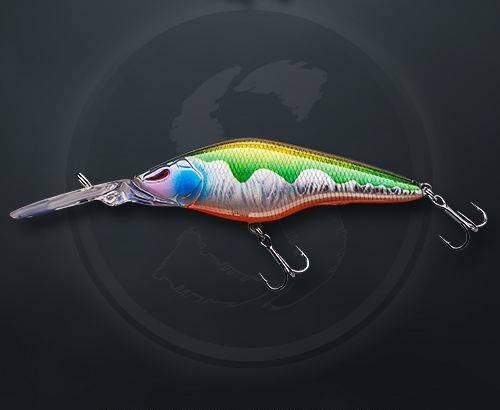 Воблер SPRUT Hirame 75SP 10.5г/SGRGB