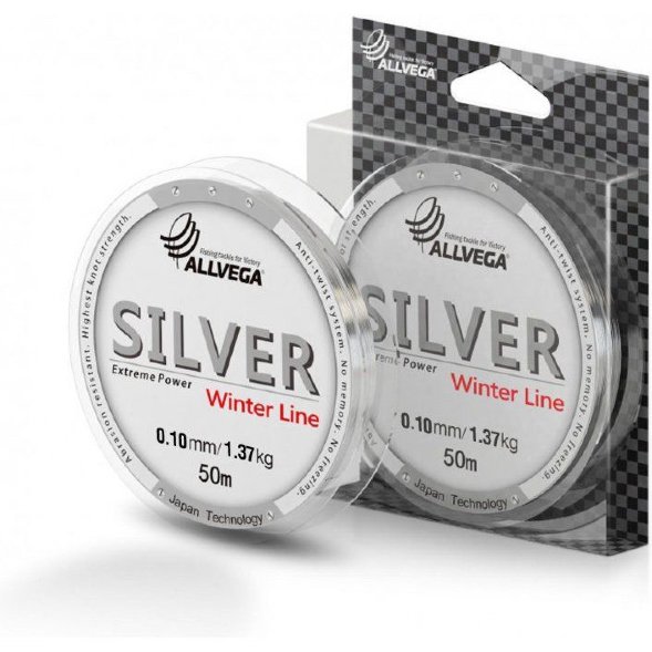 Леска Allvega Silver 0.14 50м