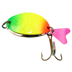 Блесна колеблющаяся двойная шумовая Condor Mascot Twin 1 размер 50 мм вес 12 г цвет 98 5 шт