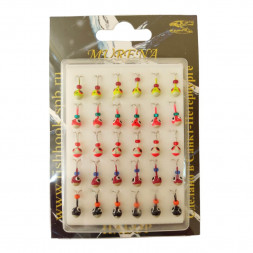 Мормышка вольфрамовая Condor Мормышка КОЗА Ш.О.-5 КРАШ. набор уп.30